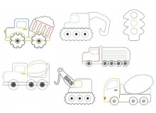 Stickdatei - Baustelle Appli